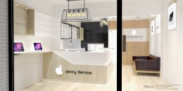 ออกแบบร้าน ตกแต่งร้าน Jenny service ร้านซ่อม apple มืออาชีพ